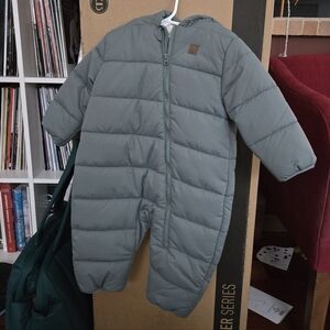 Carter's Little Planet Sage Green Baby Bunting - 12m